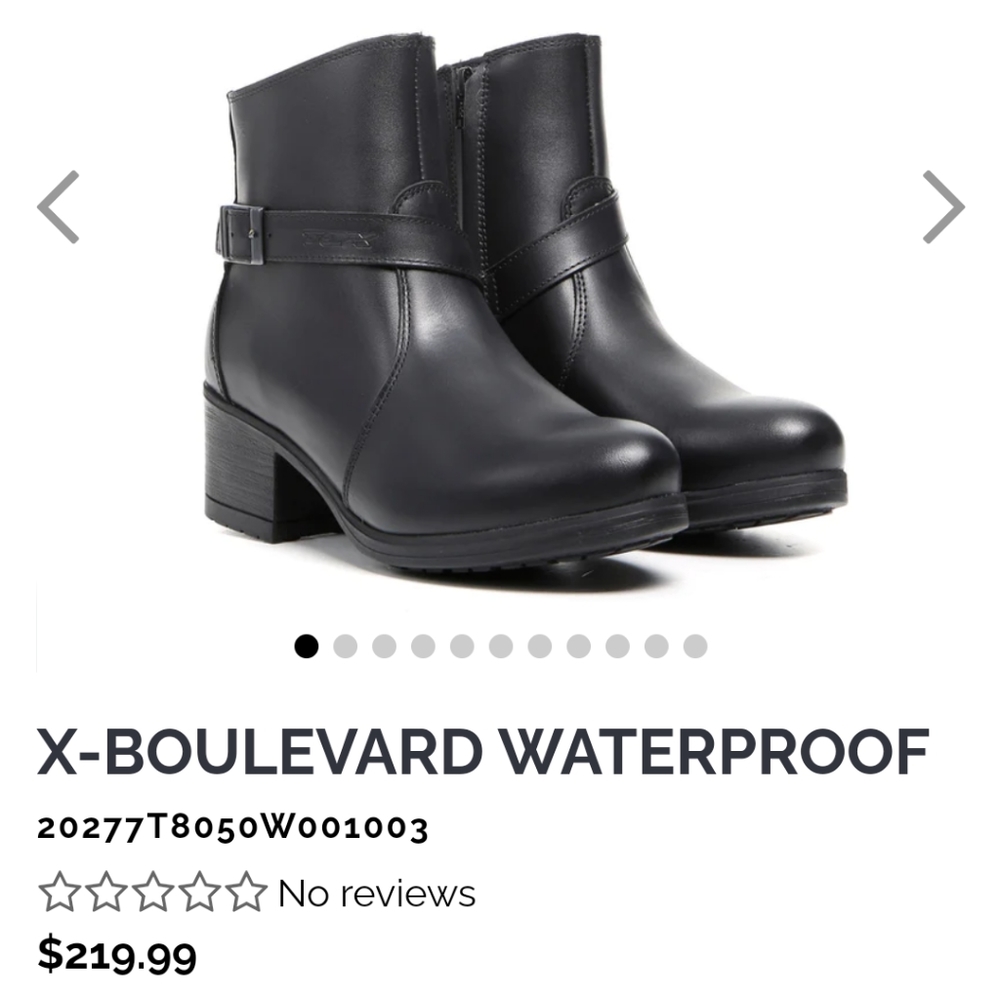 TCX motorcycle boots